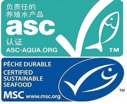 ASC，MSC 可持续渔业，养殖业认证